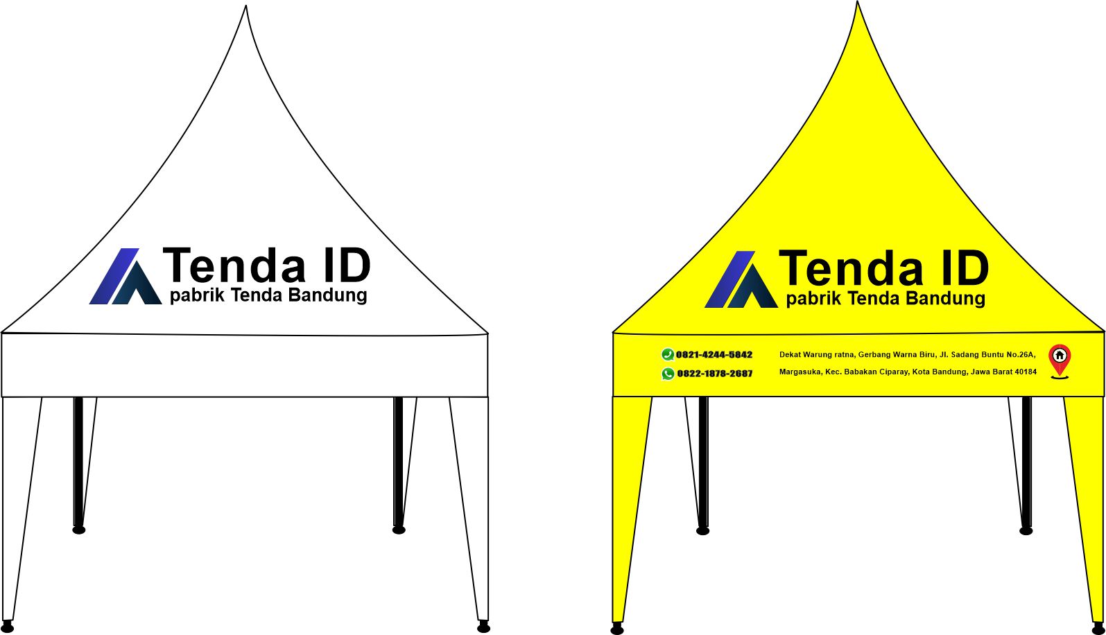 Tenda Promosi Model kerucut - Gambar 5