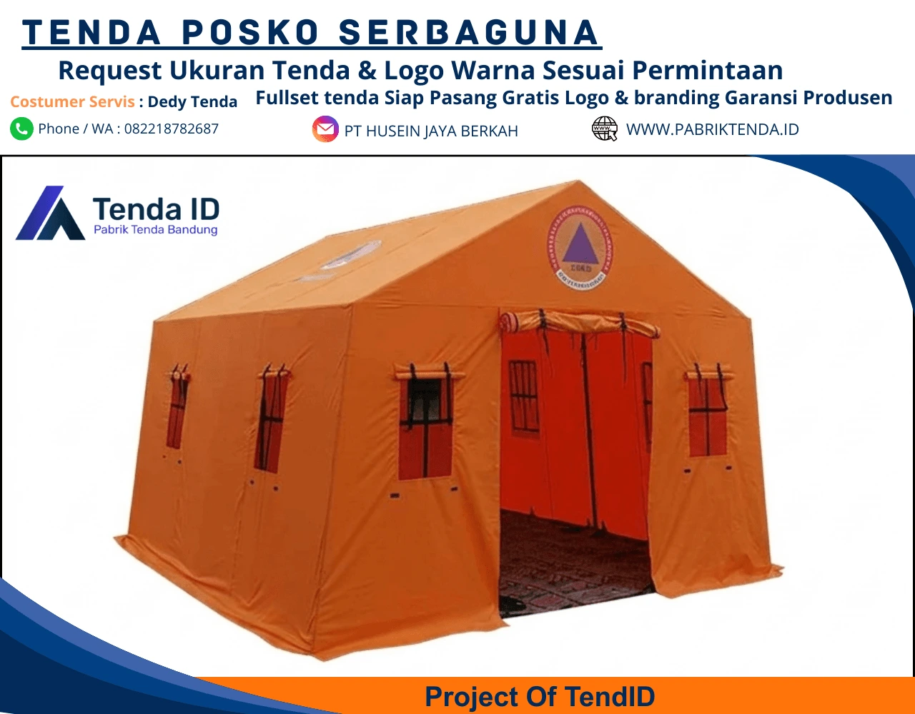 Tenda Posko Darurat Kesehatan dan Bencana