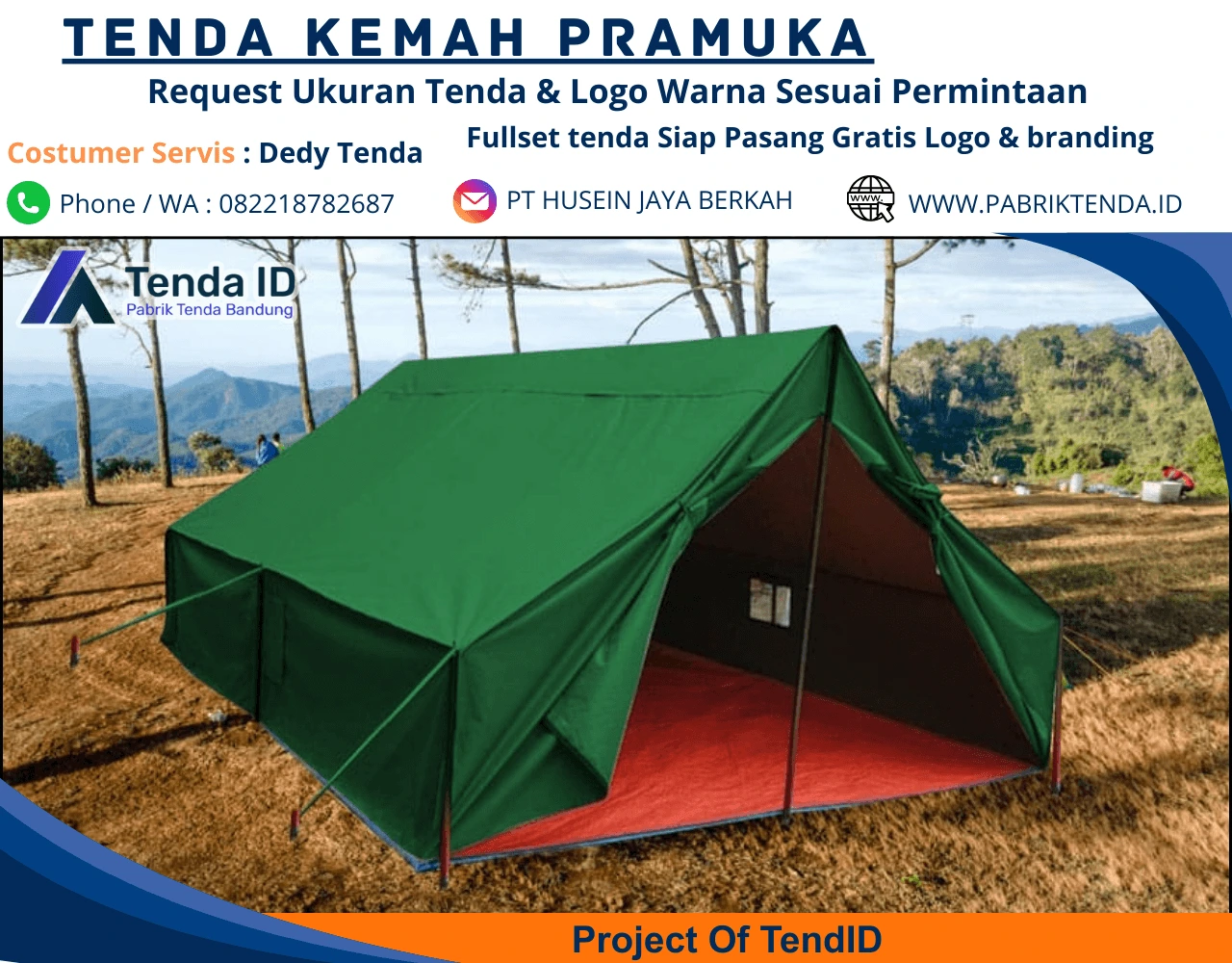 Tenda Pramuka Perkemahan Sekolah Murah