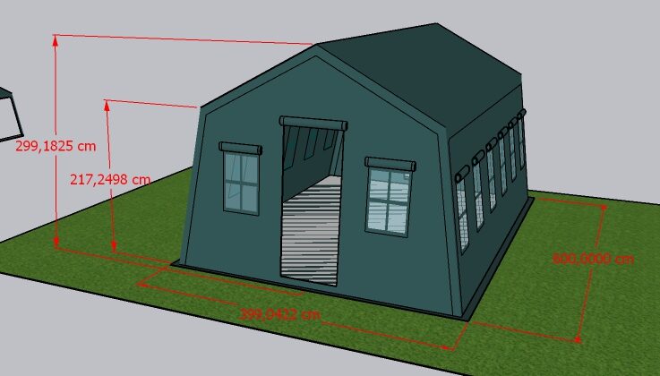 Tenda Serbaguna uk.4x6 Standar TNI - Gambar 3