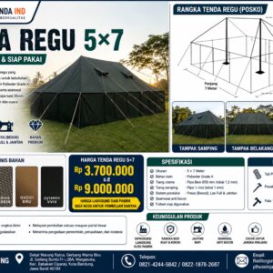 Jual Tenda Regu TNI 5x7
