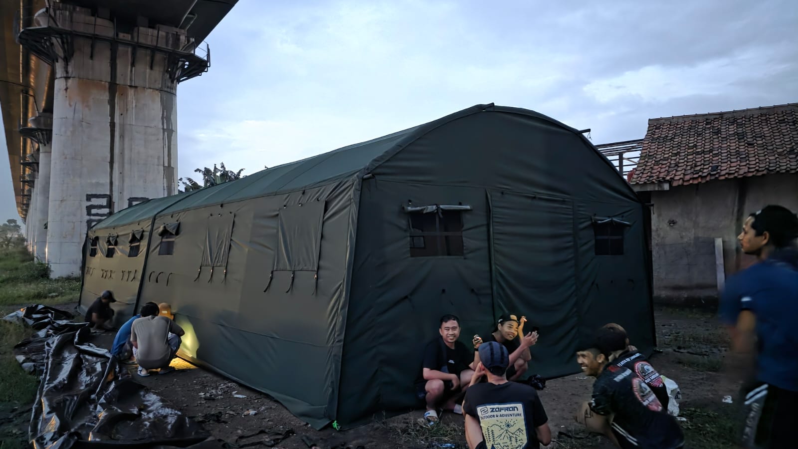 Tenda Serbaguna Ukuran 6x12 Standar TNi - Gambar 7