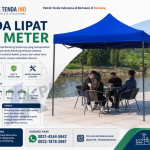 Tenda Lipat metic ukuran 3x3